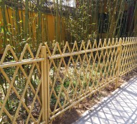 新農(nóng)村建設(shè)用不銹鋼竹籬笆景觀園藝護(hù)欄庭院圍欄柵欄竹節(jié)護(hù)欄 (4)
