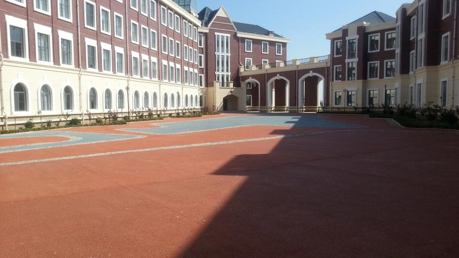 海綿城市綠道廣場  生態(tài)透水砼  彩色透水混凝土   透水地坪   材料 生產(chǎn)廠家直供示例圖1