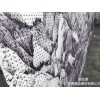 藝術(shù)會(huì)展過道3D防火彩繪沖孔山水畫鋁單板  鋁單板裝飾