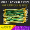 太陽(yáng)能光伏黃綠接地線 定做任意孔徑和長(zhǎng)度 國(guó)標(biāo)純銅自帶端子