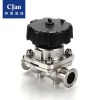 CJan衛(wèi)生級無菌隔膜閥 SS304/SS316L 快裝/焊接/螺紋蝶閥DVS