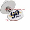 銅沖壓上色徽章、金屬紀念章、橢圓形胸標定做