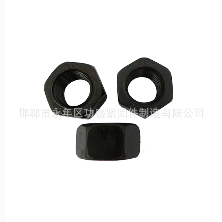 【精品促銷】碳鋼8.8級(jí)外六角螺母 m30高強(qiáng)度六角螺帽 貨源充足示例圖7