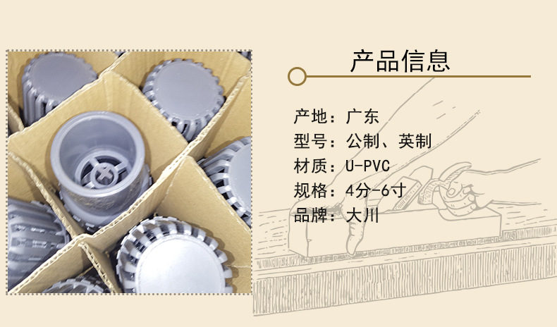 大川底閥 UPVC底閥耐酸堿塑料底閥 廠家直銷PVC工業(yè)止回底閥示例圖4
