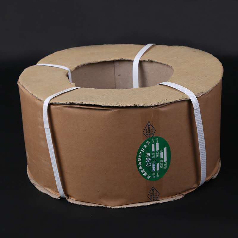 廠家直銷(xiāo)透明pp機(jī)用打包帶 白色純料半自動(dòng)  聚丙烯熱熔塑料包裝帶示例圖5