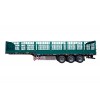 鑼響新國標(biāo)標(biāo)準(zhǔn)車 倉柵式半掛車 空氣懸架 1.6米高欄